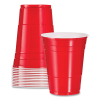 Red Party wegwerp bekers 50x